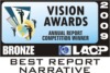 LACP 2009 Vision Awards Regional Special Acheivement Winner