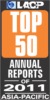 LACP 2011 Vision Awards Top 50 Regional Annual Report (Asia-Pacific) — Ranked #2