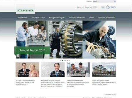 The Schaeffler Online Annual Report 2011