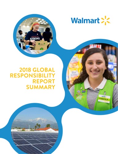 The Walmart 2018 Global Responsibility Report