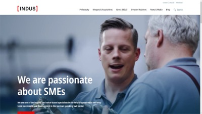 INDUS HOLDING AG Corporate Website - We are passionate about SMEs