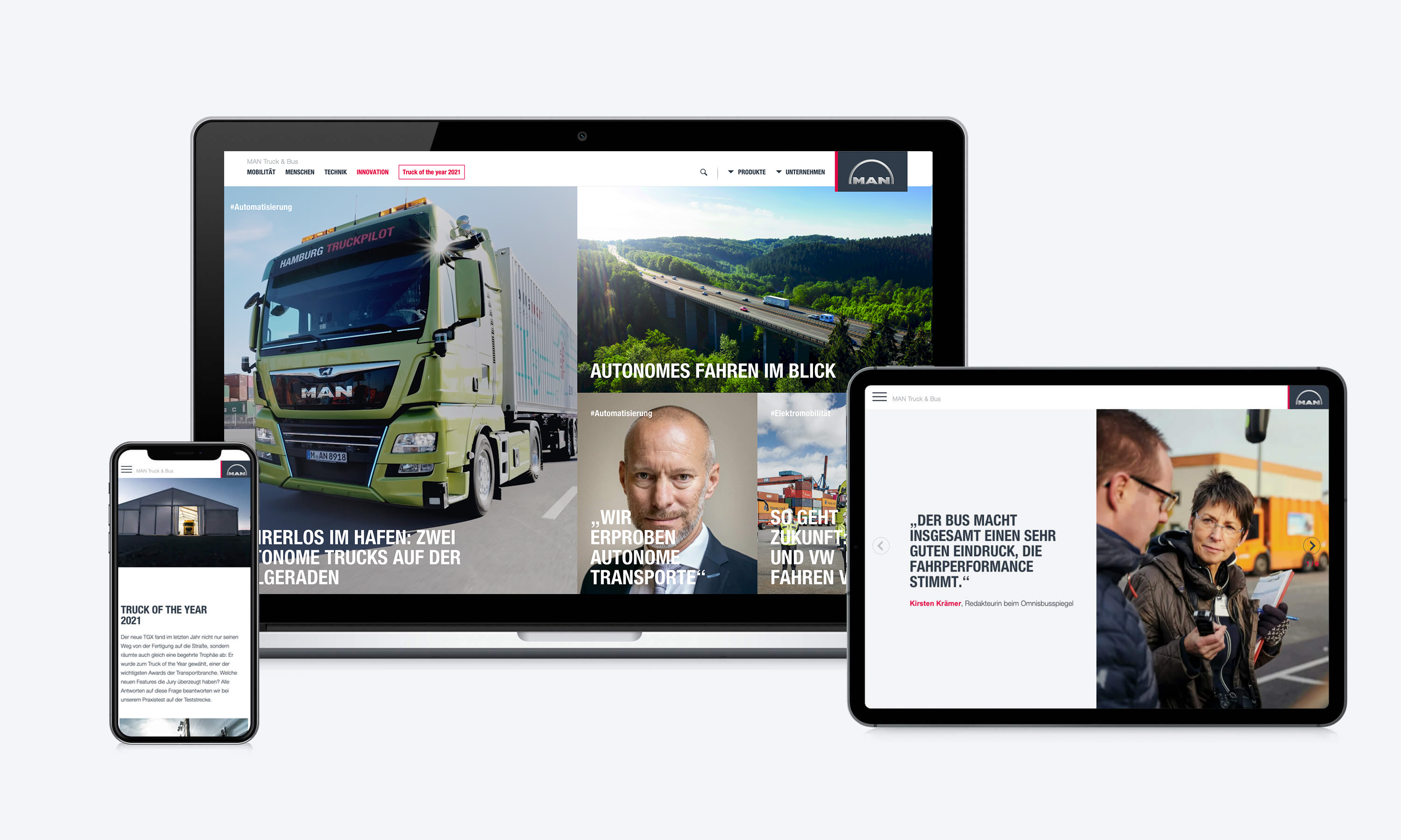 MAN Truck & Bus Website